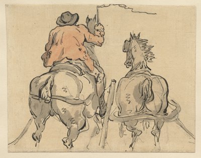 En engelsk postillon af Thomas Rowlandson