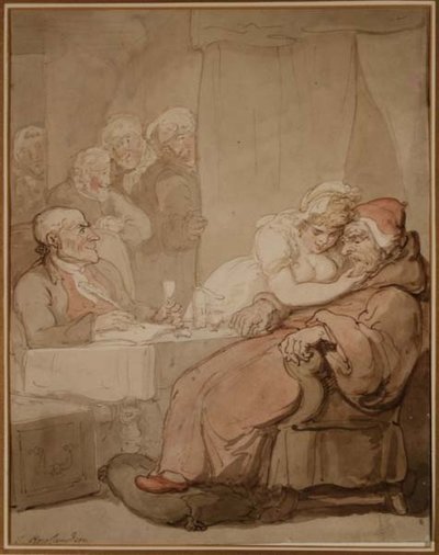 Et øje på viljen (pen og blæk, akvarel) af Thomas Rowlandson