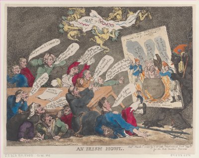 An Irish Howl, 1. marts 1799., 1. marts 1799. af Thomas Rowlandson
