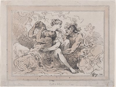 Bacchants, 1786., 1786. af Thomas Rowlandson
