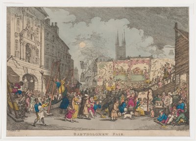 Bartholomew Fair, 1807., 1807. af Thomas Rowlandson
