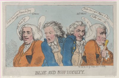 Blue and Buff Loyalty, 31. december 1788., 31. december 1788. af Thomas Rowlandson