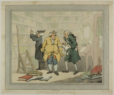 Boghandler og forfatter af Thomas Rowlandson