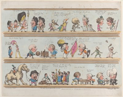 Borders for Rooms & Halls, Tavle 10, 10. juli 1799., 10. juli 1799. af Thomas Rowlandson