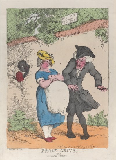 Broad Grins, or a Black Joke, 4. juni 1812., 4. juni 1812. af Thomas Rowlandson