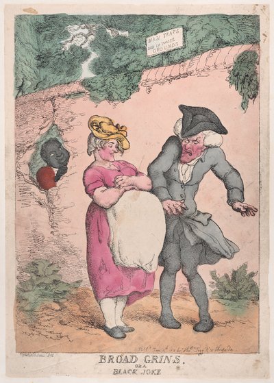 Broad Grins, or a Black Joke, 4. juni 1812., 4. juni 1812. af Thomas Rowlandson