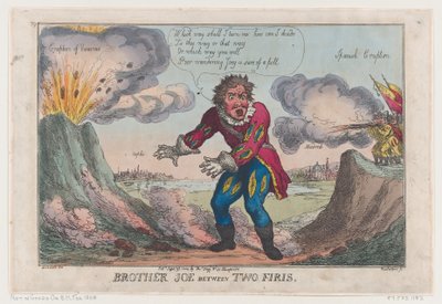 Broder Joe Between Two Firis [sic], 25. september 1808., 25. september 1808. af Thomas Rowlandson