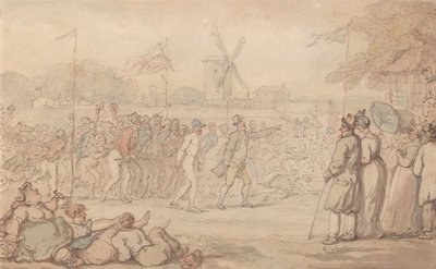 Kaptajn Barclays Rally Match - The Finish af Thomas Rowlandson