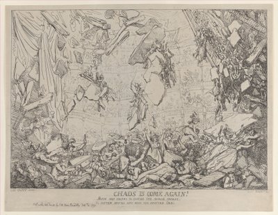 Kaos er kommet igen!, 4. februar 1791., 4. februar 1791. af Thomas Rowlandson