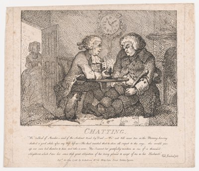 Chatting Picturesque Beautys of Boswell, Part the First, 30. maj 1786., 30. maj 1786. af Thomas Rowlandson