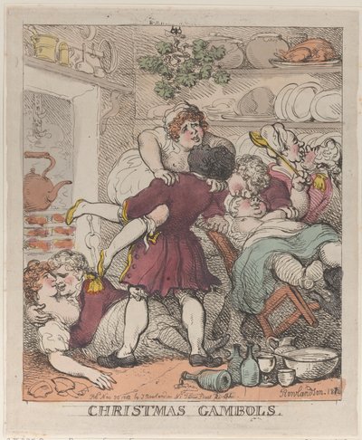 Christmas Gambols, 30. november 1812., 30. november 1812. af Thomas Rowlandson