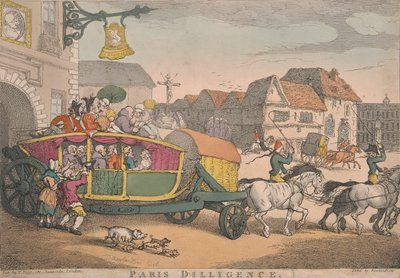 Coaching: Paris Diligence af Thomas Rowlandson