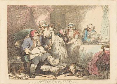 Komfort i gigten af Thomas Rowlandson