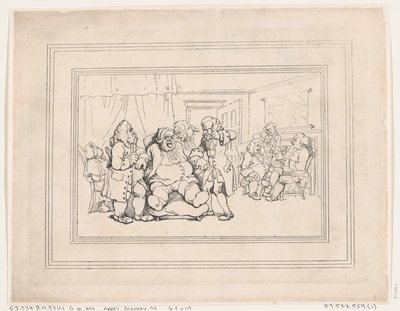 Comforts of Bath, plade 1, 6. januar 1798., 6. januar 1798. af Thomas Rowlandson