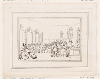 Comforts of Bath, plade 3, 6. januar 1798., 6. januar 1798. af Thomas Rowlandson