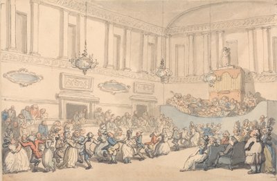 Baths glæder: Ballet af Thomas Rowlandson