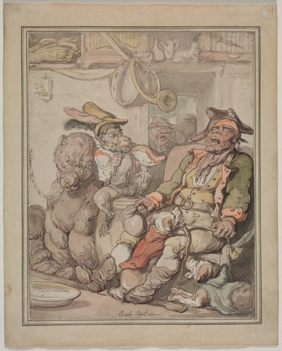 Komparativ anatomiundersøgelse, ca. 1810-1820. af Thomas Rowlandson