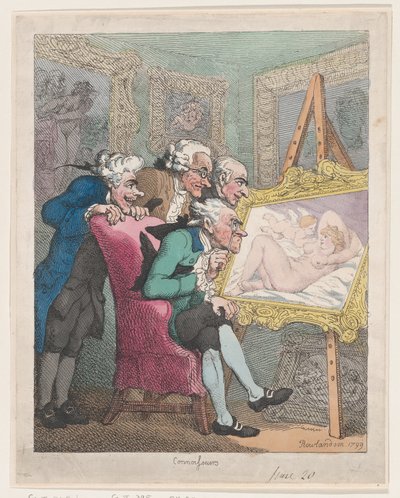 Connoisseurs, 20. juni 1799., 20. juni 1799. af Thomas Rowlandson