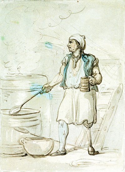 Kokkens makker af Thomas Rowlandson