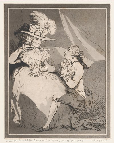 Frieri i det høje liv, 15. december 1785., 15. december 1785. af Thomas Rowlandson