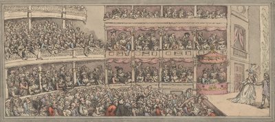 Covent Garden Theatre, 1792., 1792. af Thomas Rowlandson