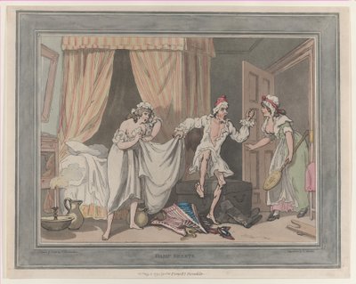 Fugtige lagner, 1. august 1791., 1. august 1791 af Thomas Rowlandson
