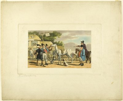Doctor Syntax Sells Grizzle, fra The Tour of Doctor Syntax af Thomas Rowlandson