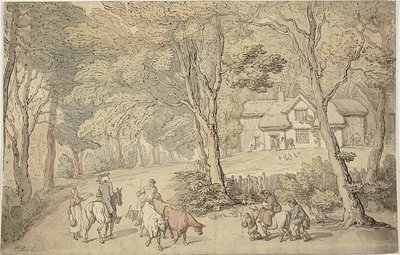 Doctor Syntax on the Road af Thomas Rowlandson
