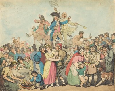 Dr. Botherum, Mountebank, 1800. af Thomas Rowlandson