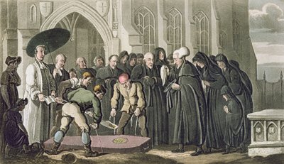 Dr. Syntax at the Funeral of his Wife, fra 