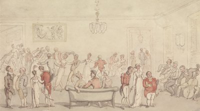 Elegant selskabsdans af Thomas Rowlandson