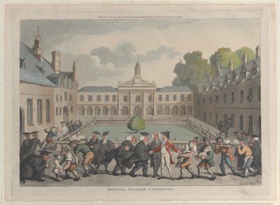 Emmanuel College, Cambridge, 31. oktober 1811., 31. oktober 1811. af Thomas Rowlandson