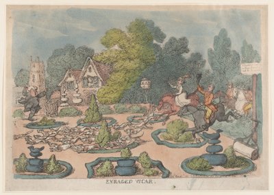 Rasende præst, 1. marts 1807., 1. marts 1807. af Thomas Rowlandson