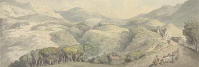Indgang til Festiniog, Wales af Thomas Rowlandson
