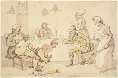Aften eller Manden med følelser af Thomas Rowlandson