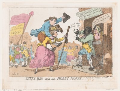 Hver mand har sin hobbyhest, 1. maj 1784., 1. maj 1784. af Thomas Rowlandson