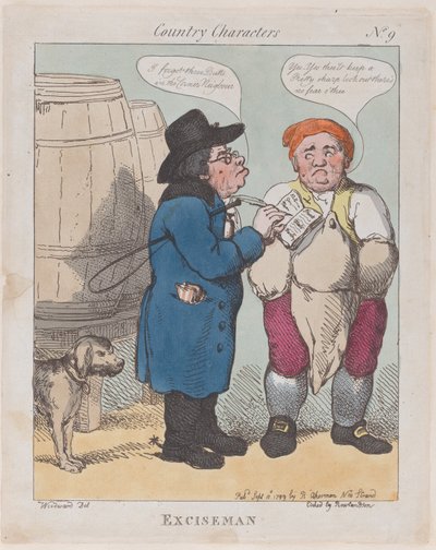 Accisemand, 10. september 1799., 10. september 1799. af Thomas Rowlandson