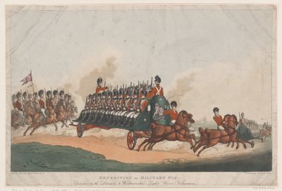 Ekspedition eller Militærflue, 16. maj 1798., 16. maj 1798. af Thomas Rowlandson