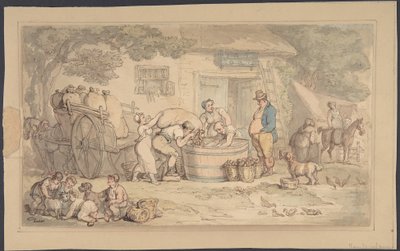 Landbrugsscene af Thomas Rowlandson