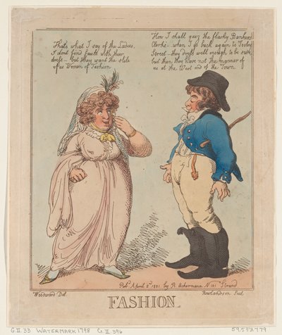 Mode, 2. april 1801., 2. april 1801. af Thomas Rowlandson
