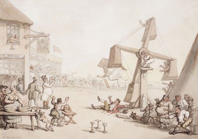 Figurer på en messe, 1803 af Thomas Rowlandson