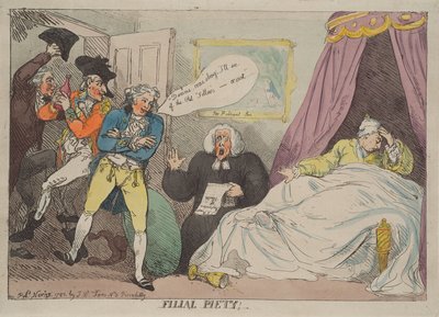 Børns respekt for forældrene af Thomas Rowlandson