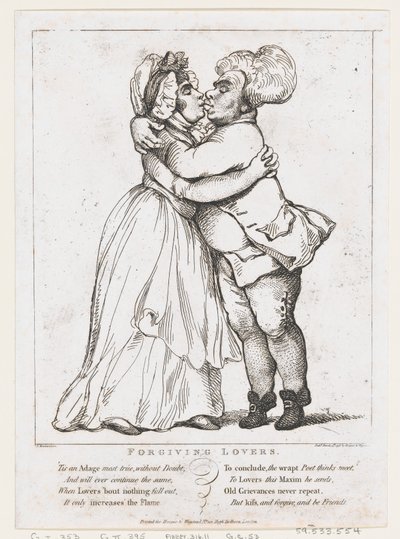 Forgiving Lovers, 15. marts 1798., 15. marts 1798. af Thomas Rowlandson