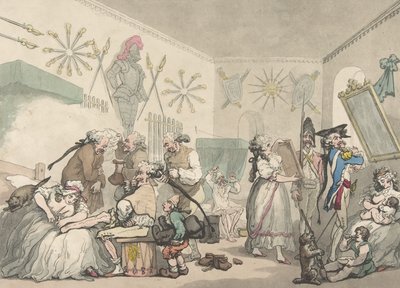 Franske Kaserne, 12. august 1791., 12. august 1791 af Thomas Rowlandson