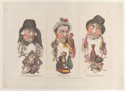 Begravelse, Virginia, Hazard, 15. august 1800., 15. august 1800. af Thomas Rowlandson