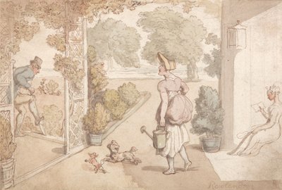 Havearbejde af Thomas Rowlandson