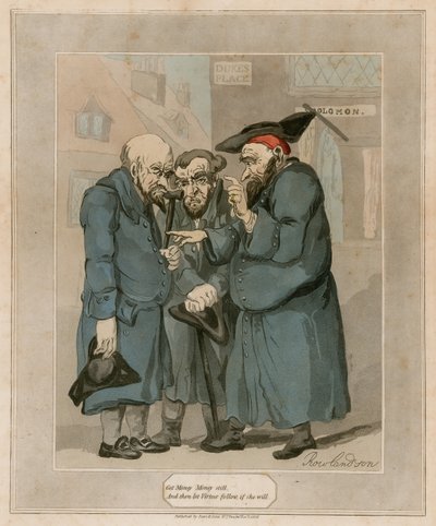 Få penge penge penge stadig af Thomas Rowlandson