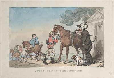 Går ud om morgenen, 1787., 1787. af Thomas Rowlandson