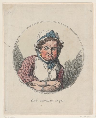 Godmorgen til dig, 1. november 1799., 1. november 1799. af Thomas Rowlandson