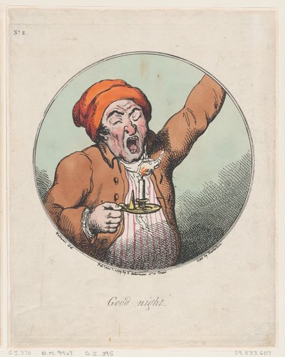 Godnat, 1. november 1799., 1. november 1799. af Thomas Rowlandson